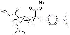 2-O-(p-硝基苯基)-α-d-n-乙?；窠?jīng)氨酸鈉x 水合物結(jié)構(gòu)式_123549-14-4結(jié)構(gòu)式