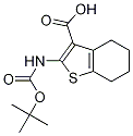 2-Tert-butoxycarbonylamino-4,5,6,7-tetrahydro-benzobthiophene-3-carboxylic acid Structure,1240361-06-1Structure