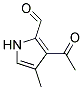 1H-pyrrole-2-carboxaldehyde, 3-acetyl-4-methyl-(9ci) Structure,124815-00-5Structure