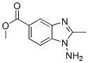 1H-benzimidazole-5-carboxylicacid,1-amino-2-methyl-,methylester(9ci)Structure,124839-55-0Structure 1H-benzimidazole-5-carboxylicacid,1-amino-2-methyl-,methylester(9ci) Structure,124839-55-0Structure