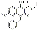 8-芐基-5-羥基-2-(甲基硫代)-7-氧代-7,8-二氫吡啶并[2,3-d]嘧啶-6-羧酸乙酯結(jié)構(gòu)式_1253791-11-5結(jié)構(gòu)式