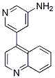 5-(喹啉-4-基)吡啶-3-胺結構式_1255635-97-2結構式
