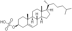 膽甾醇硫酸鹽結(jié)構(gòu)式_1256-86-6結(jié)構(gòu)式