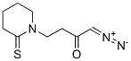 2-Butanone, 1-diazo-4-(2-thioxo-1-piperidinyl)-Structure,125627-64-7Structure 2-Butanone, 1-diazo-4-(2-thioxo-1-piperidinyl)- Structure,125627-64-7Structure