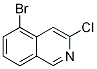 5-Bromo 3-chloroisoquinoline Structure,1256787-17-3Structure