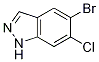 5-Bromo-6-chloro-1h-indazole Structure,1260382-77-1Structure