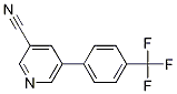 5-(4-(三氟甲基)苯基)吡啶-3-甲腈結(jié)構(gòu)式_1261600-44-5結(jié)構(gòu)式