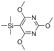 (9CI)-2,4,6-三甲氧基-5-(三甲基甲硅烷基)-嘧啶結(jié)構(gòu)式_126327-72-8結(jié)構(gòu)式