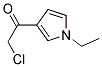 Ethanone, 2-chloro-1-(1-ethyl-1h-pyrrol-3-yl)-(9ci)Structure,126624-56-4Structure Ethanone, 2-chloro-1-(1-ethyl-1h-pyrrol-3-yl)-(9ci) Structure,126624-56-4Structure