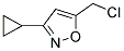 (9ci)-5-(氯甲基)-3-環(huán)丙基-異噁唑結(jié)構(gòu)式_127450-87-7結(jié)構(gòu)式