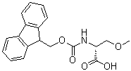 Fmoc-d-ser(me)-oh結構式_1279032-69-7結構式
