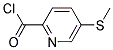 (9ci)-5-(甲基硫代)-2-吡啶羰酰氯結(jié)構(gòu)式_128073-12-1結(jié)構(gòu)式