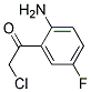 Ethanone, 1-(2-amino-5-fluorophenyl)-2-chloro-(9ci)Structure,128076-64-2Structure Ethanone, 1-(2-amino-5-fluorophenyl)-2-chloro-(9ci) Structure,128076-64-2Structure