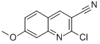 2-Chloro-7-methoxyquinoline-3-carbonitrile Structure,128259-63-2Structure