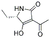 (s)-(9ci)-3-乙?；?5-乙基-1,5-二氫-4-羥基-2H-吡咯-2-酮結(jié)構(gòu)式_128892-51-3結(jié)構(gòu)式