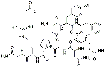 Argipressin acetateStructure,129979-57-3Structure Argipressin acetate Structure,129979-57-3Structure