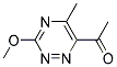 Ethanone, 1-(3-methoxy-5-methyl-1,2,4-triazin-6-yl)-(9ci)Structure,130230-57-8Structure Ethanone, 1-(3-methoxy-5-methyl-1,2,4-triazin-6-yl)-(9ci) Structure,130230-57-8Structure