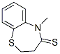 1,5-Benzothiazepine-4(5h)-thione, 2,3-dihydro-5-methyl-Structure,130337-43-8Structure 1,5-Benzothiazepine-4(5h)-thione, 2,3-dihydro-5-methyl- Structure,130337-43-8Structure