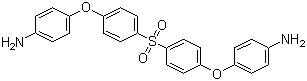 Bis[4-(4-aminophenoxy)phenyl]sulfone Structure,13080-89-2Structure