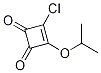 3-Chloro-4-(1-methylethoxy)-3-cyclobutene-1,2-dione Structure,130837-47-7Structure