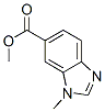 1H-benzimidazole-6-carboxylicacid,1-methyl-,methylester(9ci) Structure,131020-50-3Structure