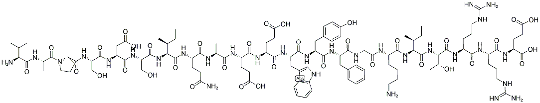 H-val-ala-pro-ser-asp-ser-ile-gln-ala-glu-glu-trp-tyr-phe-gly-lys-ile-thr-arg-arg-glu-ohStructure,131023-24-0Structure H-val-ala-pro-ser-asp-ser-ile-gln-ala-glu-glu-trp-tyr-phe-gly-lys-ile-thr-arg-arg-glu-oh Structure,131023-24-0Structure