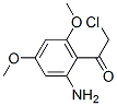 Ethanone, 1-(2-amino-4,6-dimethoxyphenyl)-2-chloro-Structure,132257-02-4Structure Ethanone, 1-(2-amino-4,6-dimethoxyphenyl)-2-chloro- Structure,132257-02-4Structure