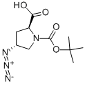 N-boc-trans-4-azido-l-prolineStructure,132622-68-5Structure N-boc-trans-4-azido-l-proline Structure,132622-68-5Structure