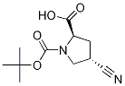 (2R,4s)-1-(tert-butoxycarbonyl)-4-cyanopyrrolidine-2-carboxylic acidStructure,132622-80-1Structure (2R,4s)-1-(tert-butoxycarbonyl)-4-cyanopyrrolidine-2-carboxylic acid Structure,132622-80-1Structure