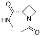 2-Azetidinecarboxamide, 1-acetyl-n-methyl-, (s)-(9ci)Structure,132663-36-6Structure 2-Azetidinecarboxamide, 1-acetyl-n-methyl-, (s)-(9ci) Structure,132663-36-6Structure