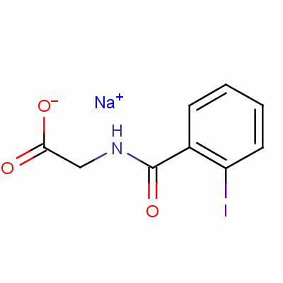 Sodium iodohippurateStructure,133-17-5Structure Sodium iodohippurate Structure,133-17-5Structure