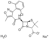 Dicloxacillin sodiumStructure,13412-64-1Structure Dicloxacillin sodium Structure,13412-64-1Structure
