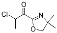 (9ci)-2-氯-1-(4,5-二氫-4,4-二甲基-2-噁唑)-1-丙酮結(jié)構(gòu)式_134254-65-2結(jié)構(gòu)式