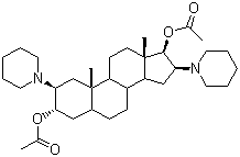 (2b,3a,16b,17b)-2,16-Bispiperidino-3,17-diacetoxy-5-androstane Structure,13529-31-2Structure
