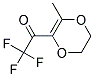 Ethanone, 1-(5,6-dihydro-3-methyl-1,4-dioxin-2-yl)-2,2,2-trifluoro-(9ci)Structure,135813-43-3Structure Ethanone, 1-(5,6-dihydro-3-methyl-1,4-dioxin-2-yl)-2,2,2-trifluoro-(9ci) Structure,135813-43-3Structure