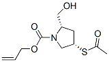 (2S,4S)-4-乙?；虼?2-羥基甲基-1-吡咯烷羧酸-2-丙酯結(jié)構(gòu)式_136140-32-4結(jié)構(gòu)式