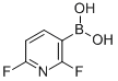 2,6-Difluoropyridine-3-boronic acidStructure,136466-94-9Structure 2,6-Difluoropyridine-3-boronic acid Structure,136466-94-9Structure