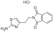 2-[2-(2-氨基-4-噻唑)乙基]-1H-異吲哚-1,3(2H)-二酮鹽酸鹽結(jié)構(gòu)式_137118-00-4結(jié)構(gòu)式
