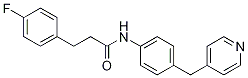 3-(4-氟苯基)-n-(4-(吡啶-4-甲基)苯基)丙酰胺結(jié)構(gòu)式_1377961-80-2結(jié)構(gòu)式