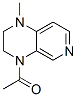 (9CI)-4-乙?；?1,2,3,4-四氫-1-甲基吡啶并[3,4-b]吡嗪結(jié)構(gòu)式_138768-68-0結(jié)構(gòu)式