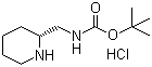 (R)-piperidin-2-ylmethylcarbamic acid tert-butyl ester Structure,139004-96-9Structure