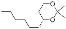 (R)-(+)-4-己基-2,2-二乙基-[1,3]-二氧結(jié)構(gòu)式_139008-49-4結(jié)構(gòu)式
