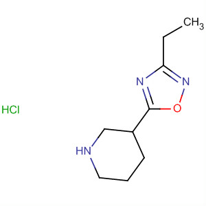 3-(3-Ethyl-1,2,4-oxadiazol-5-yl)piperidine hydrochlorideStructure,139269-16-2Structure 3-(3-Ethyl-1,2,4-oxadiazol-5-yl)piperidine hydrochloride Structure,139269-16-2Structure