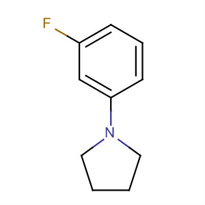 1-(3-氟苯基)吡咯烷結(jié)構(gòu)式_139909-17-4結(jié)構(gòu)式