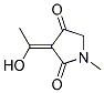 (z)-(9ci)-3-(1-羥基亞乙基)-1-甲基-2,4-吡咯烷二酮結(jié)構(gòu)式_140837-96-3結(jié)構(gòu)式