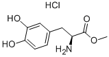 L-3,4-dihydroxyphenylalanine methyl ester hydrochloride Structure,1421-65-4Structure