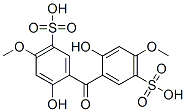 2,2’-Dihydroxy-4,4’-dimethoxybenzophenone-5,5’-disulfonic acidStructure,143982-77-8Structure 2,2’-Dihydroxy-4,4’-dimethoxybenzophenone-5,5’-disulfonic acid Structure,143982-77-8Structure