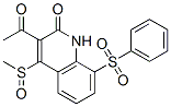 3-乙?；?4-(甲基亞磺酰基)-8-(苯基磺?；?-2(1H)-喹啉酮結構式_145499-90-7結構式