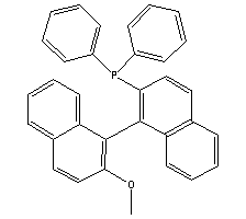 (R)-(+)-2-(Diphenylphosphino)-2-methoxy-1,1-binaphthylStructure,145964-33-6Structure (R)-(+)-2-(Diphenylphosphino)-2-methoxy-1,1-binaphthyl Structure,145964-33-6Structure