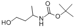 Carbamic acid, (3-hydroxy-1-methylpropyl)-, 1,1-dimethylethyl esterStructure,146514-31-0Structure Carbamic acid, (3-hydroxy-1-methylpropyl)-, 1,1-dimethylethyl ester Structure,146514-31-0Structure